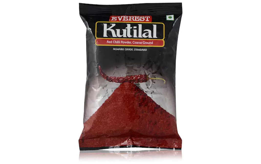 Everest Kutilal Red Chilli Powder, Coarse Ground   Pack  100 grams